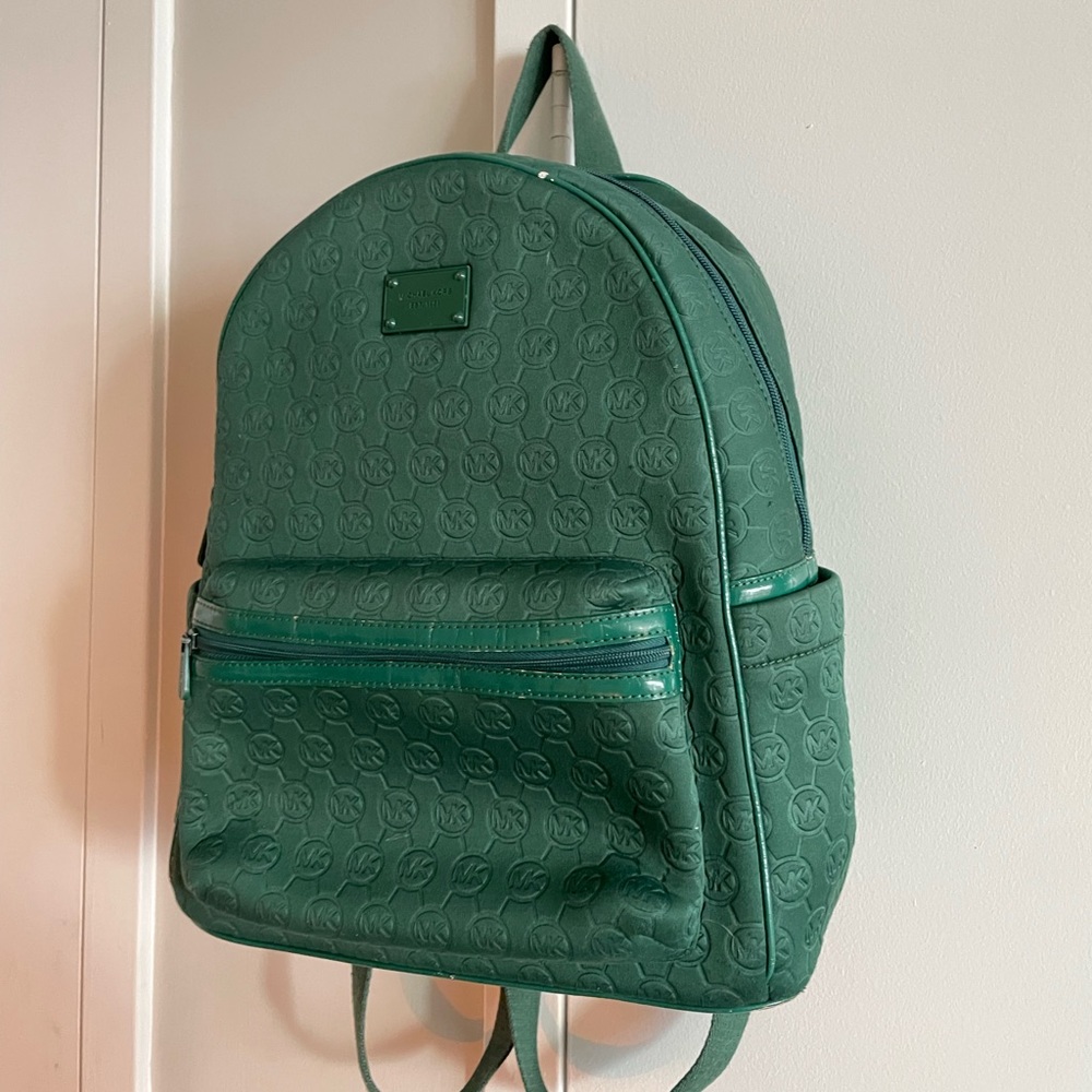 Micheal Kors Green Backpack
